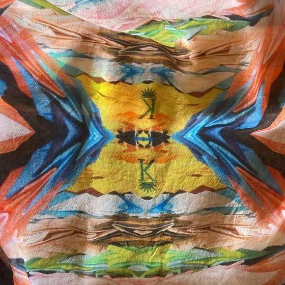 KLEMENTS LONDON 100% Silk Scarf – Artist Charlotte Allen - Picture 11 of 13